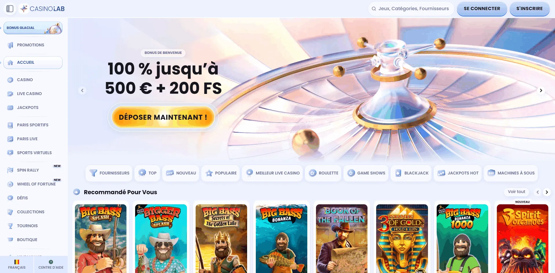 Casinolab Casino en ligne Casino en ligne Casinolab