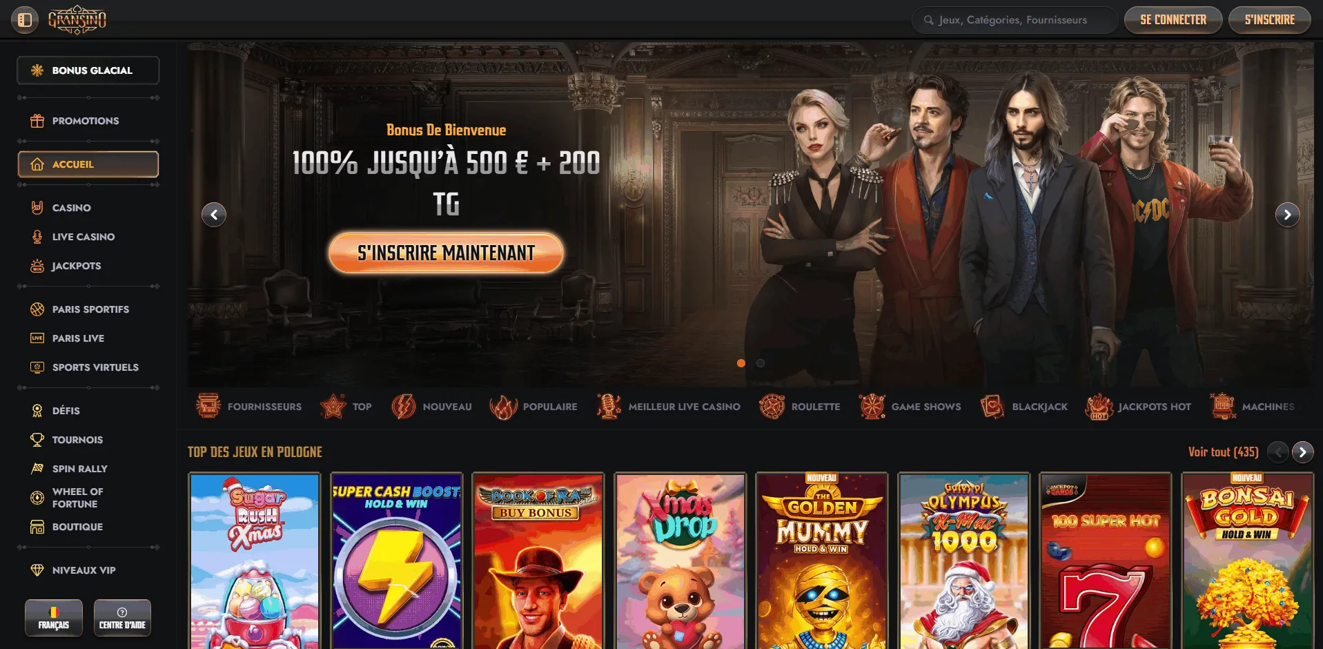 Gransino Casino en ligne Casino en ligne Gransino
